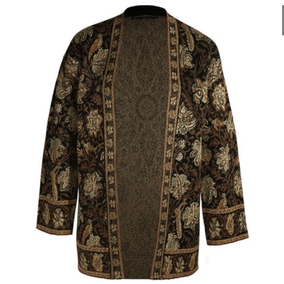 Peruvian Connection Andhra Kimono light weight pima cotton cardigan XL - Picture 3 of 12